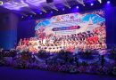 นักเรียนชุมนุมนาฏศิลป์ร่วมแสดงพิธีเปิดงานการแลกเปลี่ยนเรียนรู้ การนำเสนอผลงาน และการประกวดนวัตกรรมต่อต้านการทุจริต